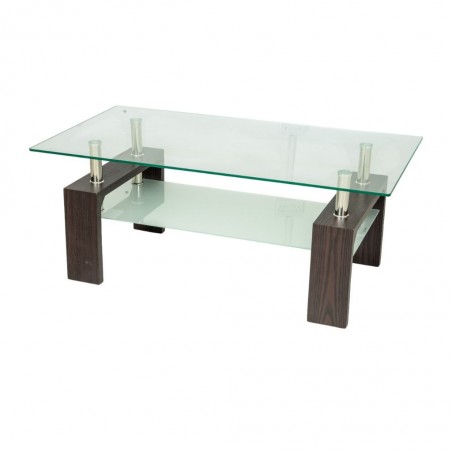 Mali Coffee Table MDF Legs/G.Top & Shelf