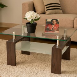 Mali Coffee Table MDF Legs/G.Top & Shelf