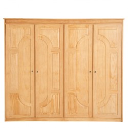 Pearl Wardrobe 4 Doors Pine