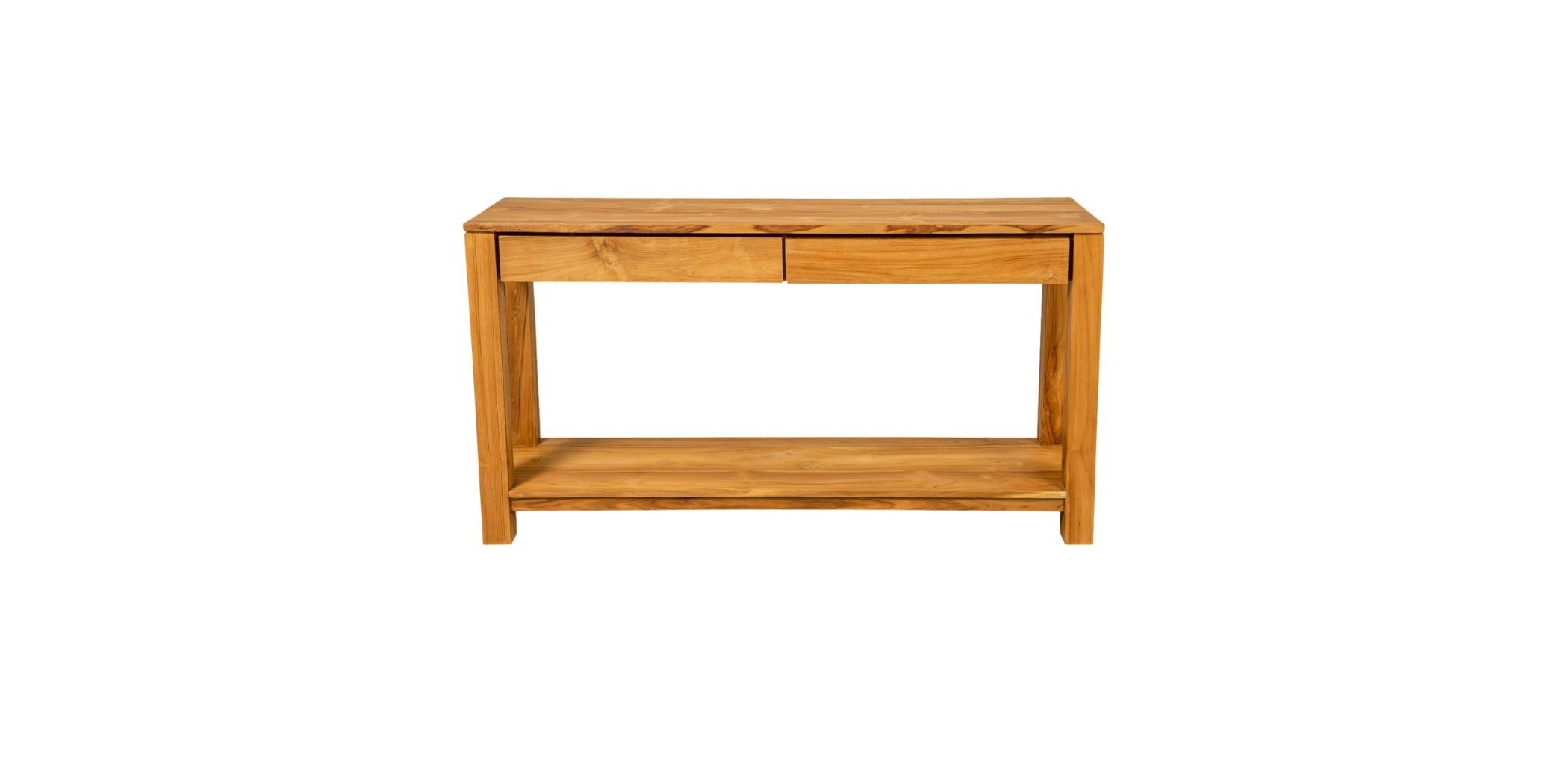 Nelson Console Table Natural Teak