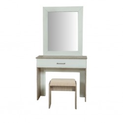 Latonia Dressing Table Gouache & White