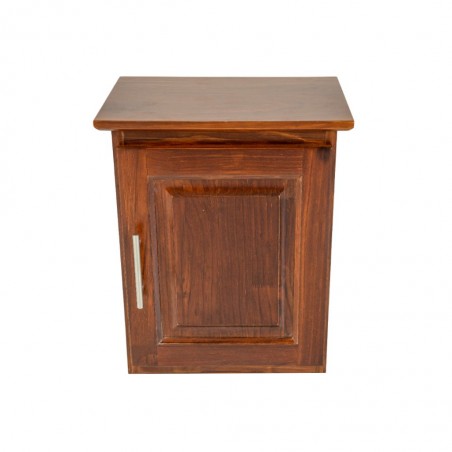 Perth Night Table Pine Brown Finish