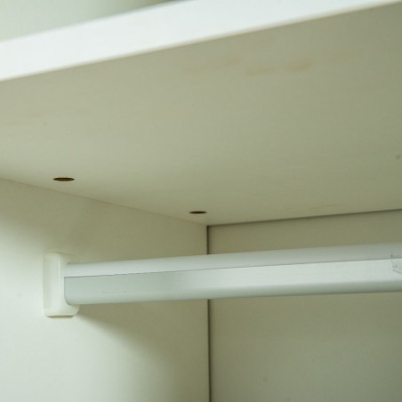 Barcelona Sliding Wardrobe Dark Walnut & Ash Grey