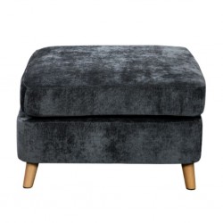 Urban Ottoman in Grey Fabric