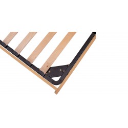 Capella Bed 150x190 cm White & Oak