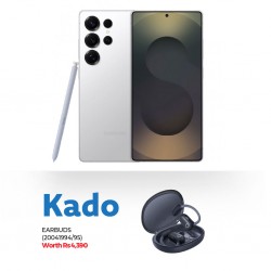 Samsung Galaxy S25 Ultra Whitesilver 12GB/512GB & Free Baseus Eli Sport 1 Open-Ear Tws Earbuds