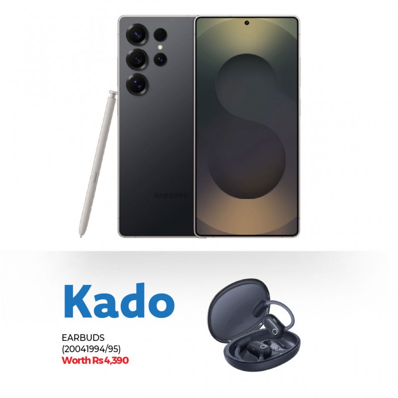 Samsung Galaxy S25 Ultra Titanium Black & Free Baseus Eli Sport 1 Open-Ear Tws Earbuds Samsung Galaxy S25 Ultra Titanium Black & Free Baseus Eli Sport 1 Open-Ear Tws Earbuds