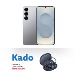 Samsung Galaxy S25 Silver & Free Baseus Eli Sport 1 Open-Ear Tws Earbuds