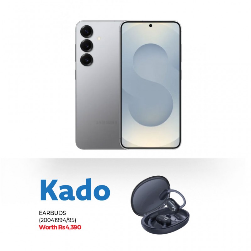 Samsung Galaxy S25 Silver & Free Baseus Eli Sport 1 Open-Ear Tws Earbuds Samsung Galaxy S25 Silver & Free Baseus Eli Sport 1 Open-Ear Tws Earbuds