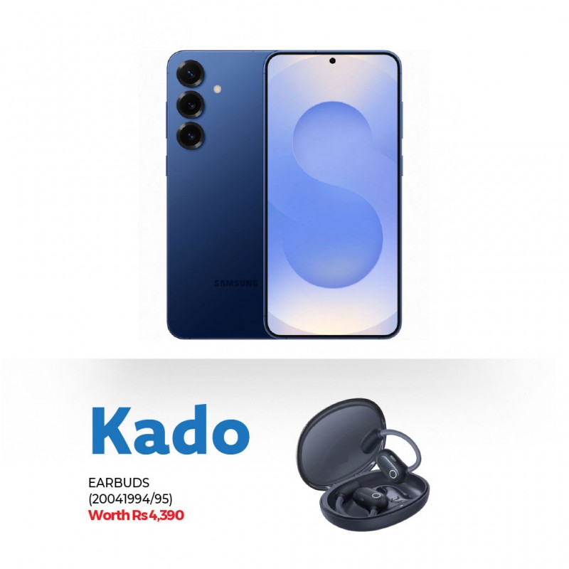 Samsung Galaxy S25 Dark Blue & Free Baseus Eli Sport 1 Open-Ear Tws Earbuds Samsung Galaxy S25 Dark Blue & Free Baseus Eli Sport 1 Open-Ear Tws Earbuds