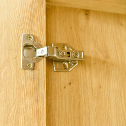 Sandy Wardrobe 3 Doors Oak, White & Grey