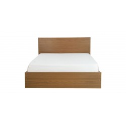 Brazilia Bed 150x190 cm Dark Teak Hydrofuge Particle Board
