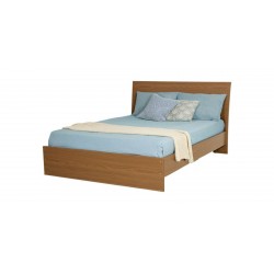 Brazilia Bed 150x190 cm Dark Teak Hydrofuge Particle Board