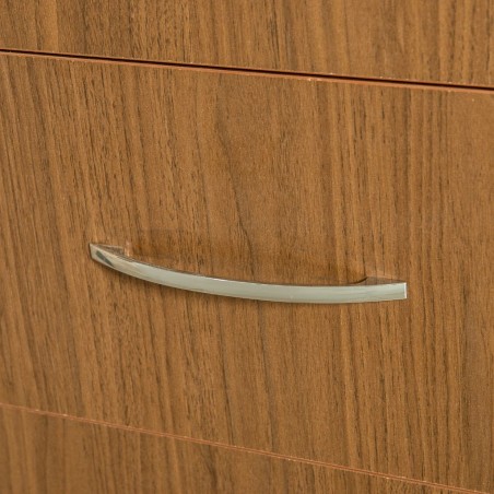 Brazilia Chest of Drawers With Mirror Dark Teak Hydrofuge Particle Board