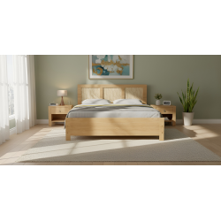 Luma Bed 160x200 cm In Melamine MDF