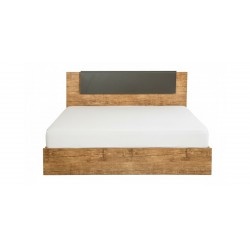 Vecelo Bed 180x200 cm MDF With Opera Brown & Black