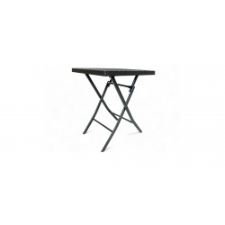 Panama Table & 2 Chairs Black