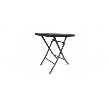 Panama Table & 2 Chairs Black