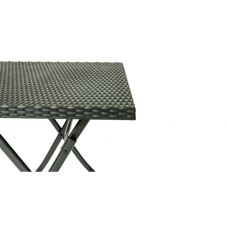 Panama Table & 2 Chairs Black