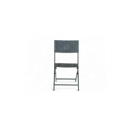 Panama Table & 2 Chairs Black