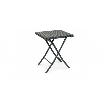 Panama Table & 2 Chairs Black