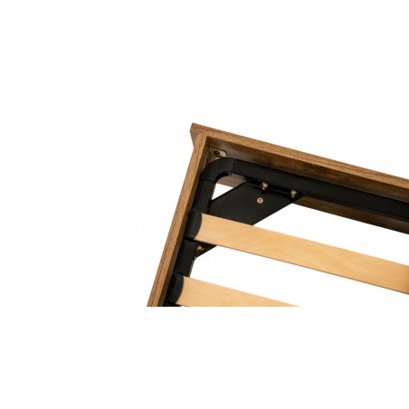 Chanelle Bed 180x200 cm Dark Walnut In MDF