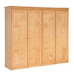 Pearl Wardrobe 4 Doors Pine