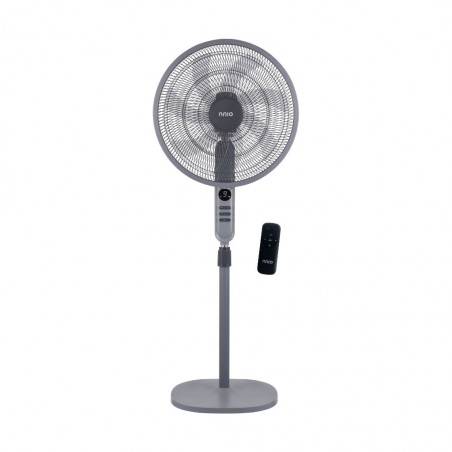 NNIO N1840DCSFR 18" BLDC Grey Stand Fan 2YW With Remote