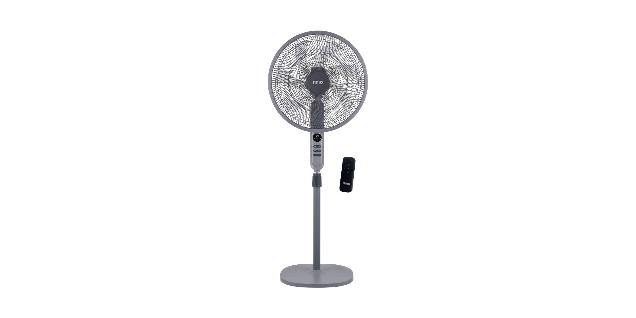 NNIO N1840DCSFR 18" BLDC Grey Stand Fan 2YW With Remote