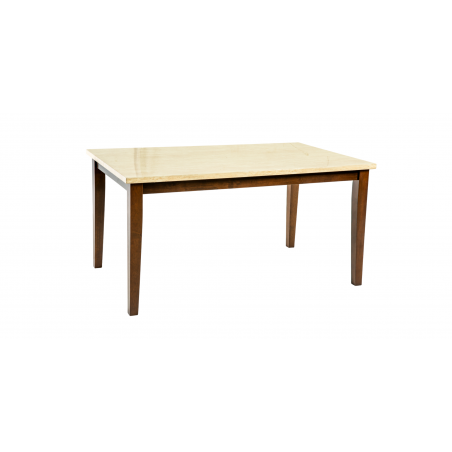 Sheena Table and 6 Chairs Dark Walnut