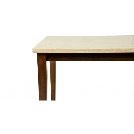 Sheena Table and 6 Chairs Dark Walnut