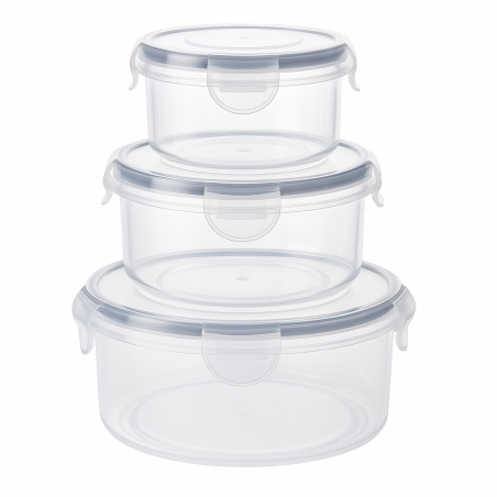 Westinghouse WCFC002706A 0.4L+0.8L+1.5L Round Food Storage Box