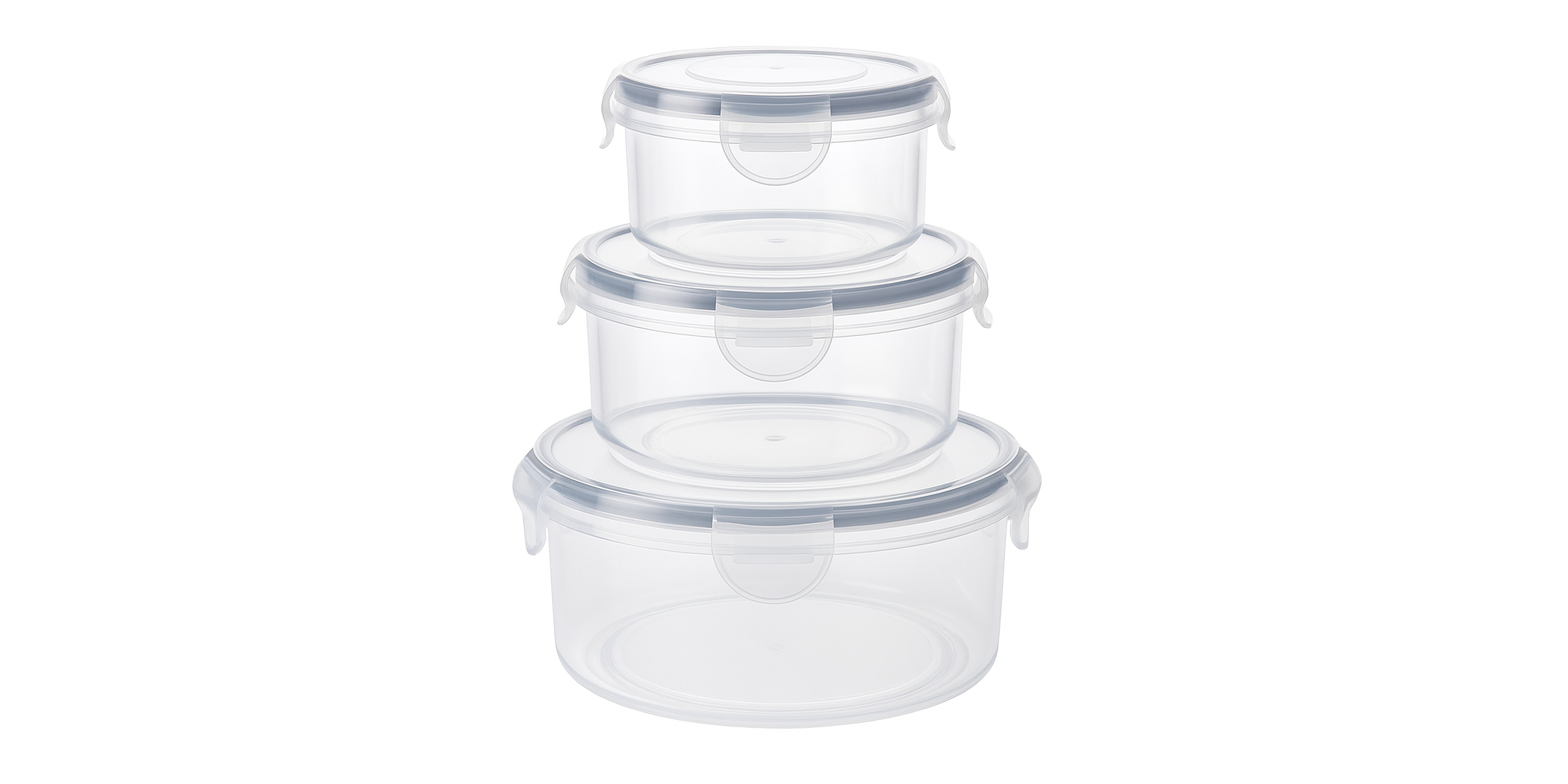 Westinghouse WCFC002706A 0.4L+0.8L+1.5L Round Food Storage Box