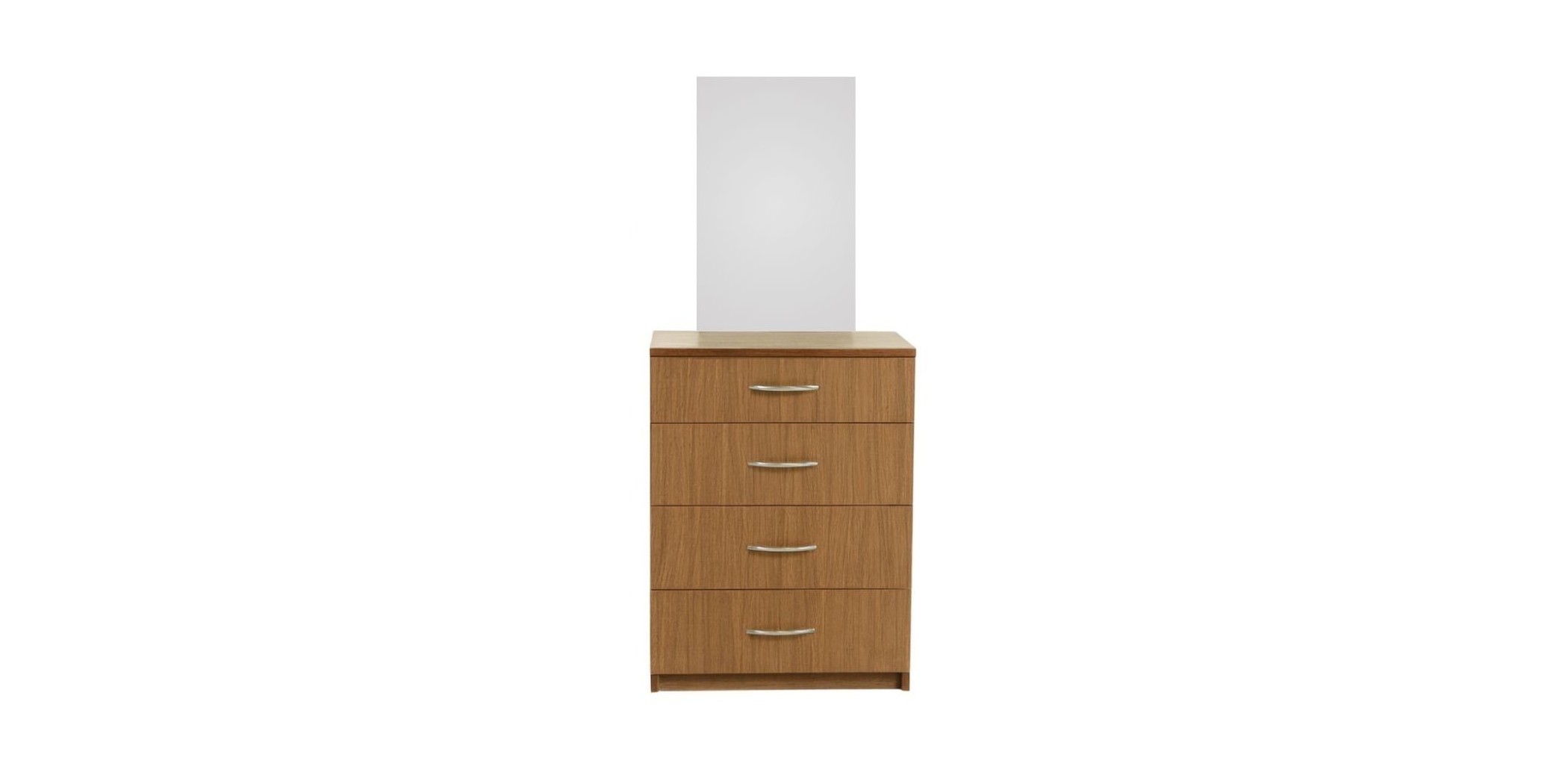 Brazilia Chest of Drawers With Mirror Dark Teak Hydrofuge Particle Board