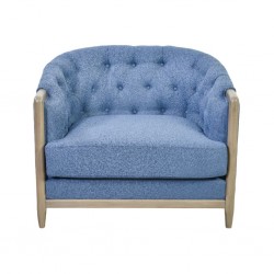 Albert 1 Str Sofa Fabric Blue