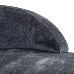 Curve Occasional Chair Fabric Grey Amigo
