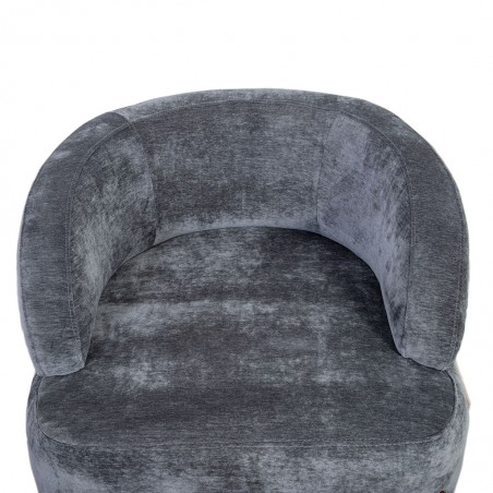 Curve Occasional Chair Fabric Grey Amigo