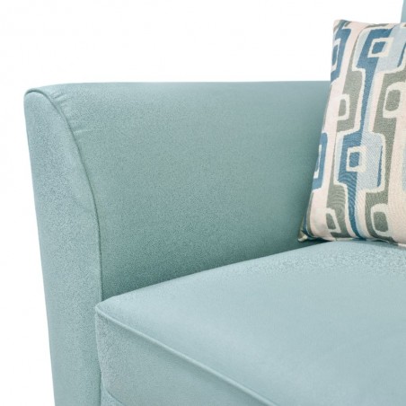 Bella Sofa Corner 3 Str+RHF+Otto Fabric Peacock