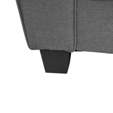 Bella Sofa Corner Fabric D.Grey