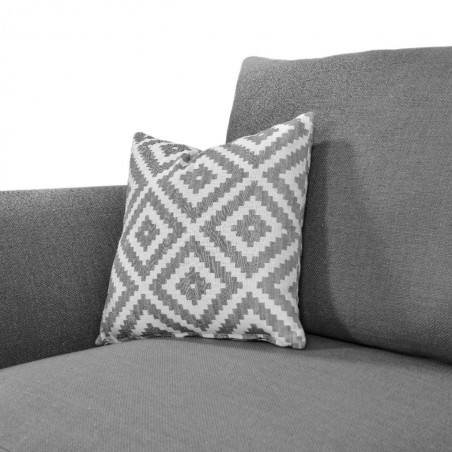 Bella Sofa Corner Fabric D.Grey