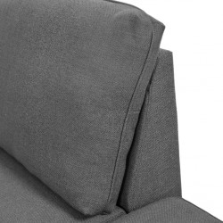 Bella Sofa Corner Fabric D.Grey