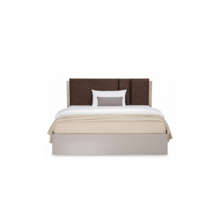 Garnelia Bed 160x200 cm Relic Oak & Smoky MDF/Particle Board