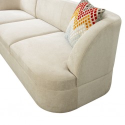 Juno LHF Chaise + RHF Arm 2 Str Fabric Beige