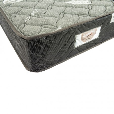 Slumberland New York Supreme Double 137x190 cm Black Fabric