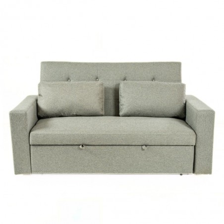 Pau Sofa Bed Grey Fabric Color Como 12 Polyester