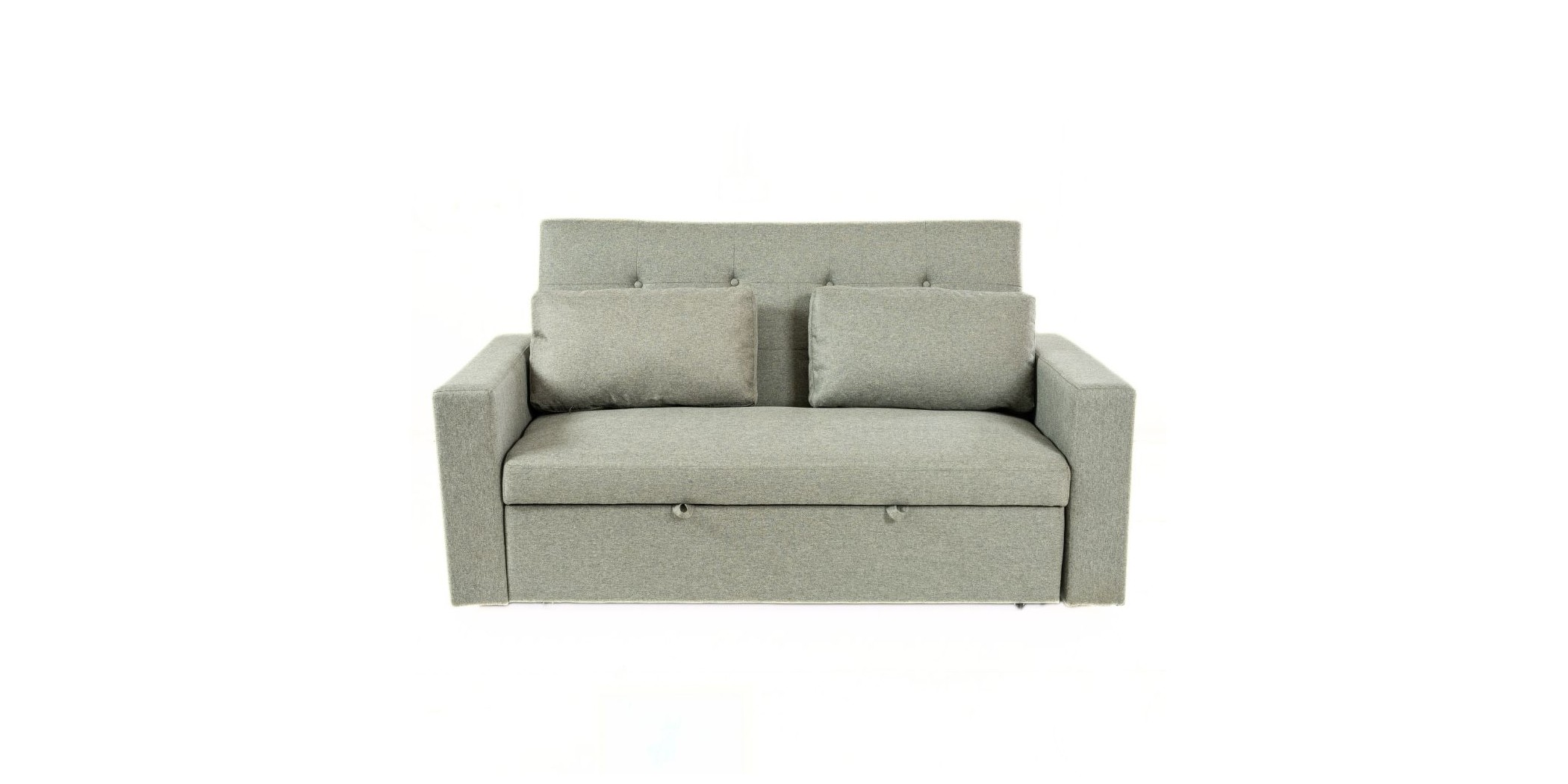 Pau Sofa Bed Grey Fabric Color Como 12 Polyester