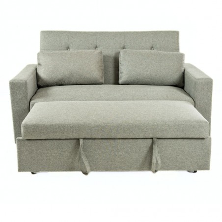 Pau Sofa Bed Grey Fabric Color Como 12 Polyester