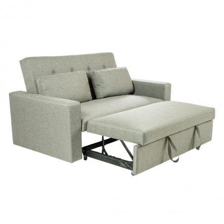 Pau Sofa Bed Grey Fabric Color Como 12 Polyester
