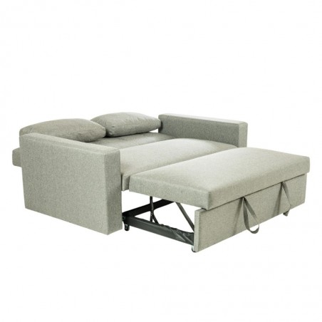 Pau Sofa Bed Grey Fabric Color Como 12 Polyester