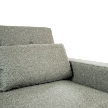 Pau Sofa Bed Grey Fabric Color Como 12 Polyester